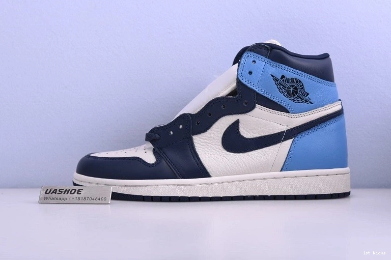  Leather Jordan 1 Retro 555088-140 High UNC 0924